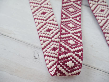The Flying Bobbins Amber Cross-Body Bag Making Kit - Burgundy-Sewing Kit-Flying Bobbins Haberdashery