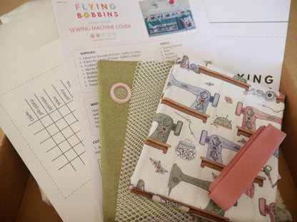 Sewing Machine Cover Kit &amp; Pattern - Vintage Machines-Sewing Kit-Flying Bobbins Haberdashery