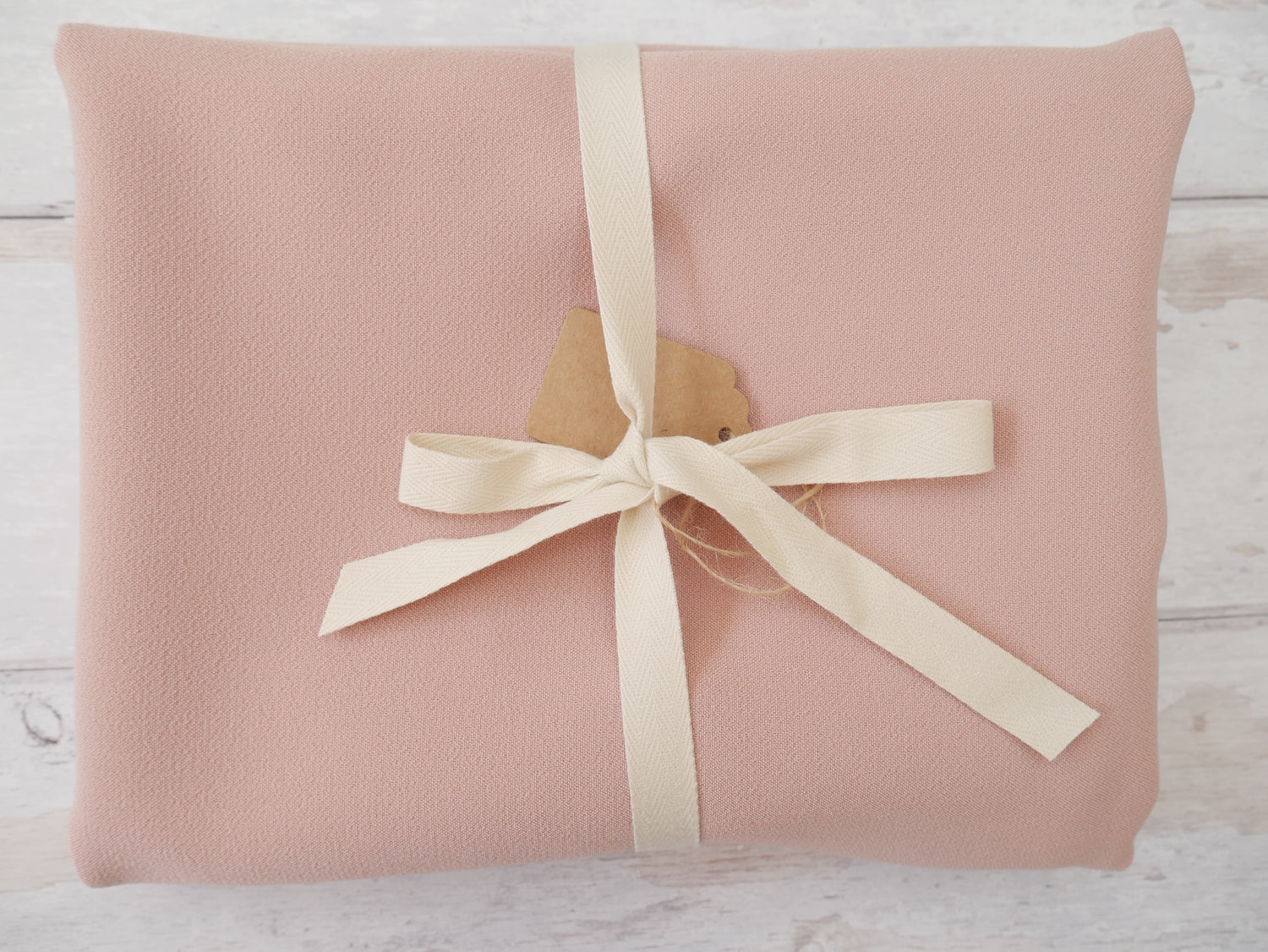 REMNANT - Lady McElroy Samba Crepe in Blush, 0.8m-Remnants-Flying Bobbins Haberdashery
