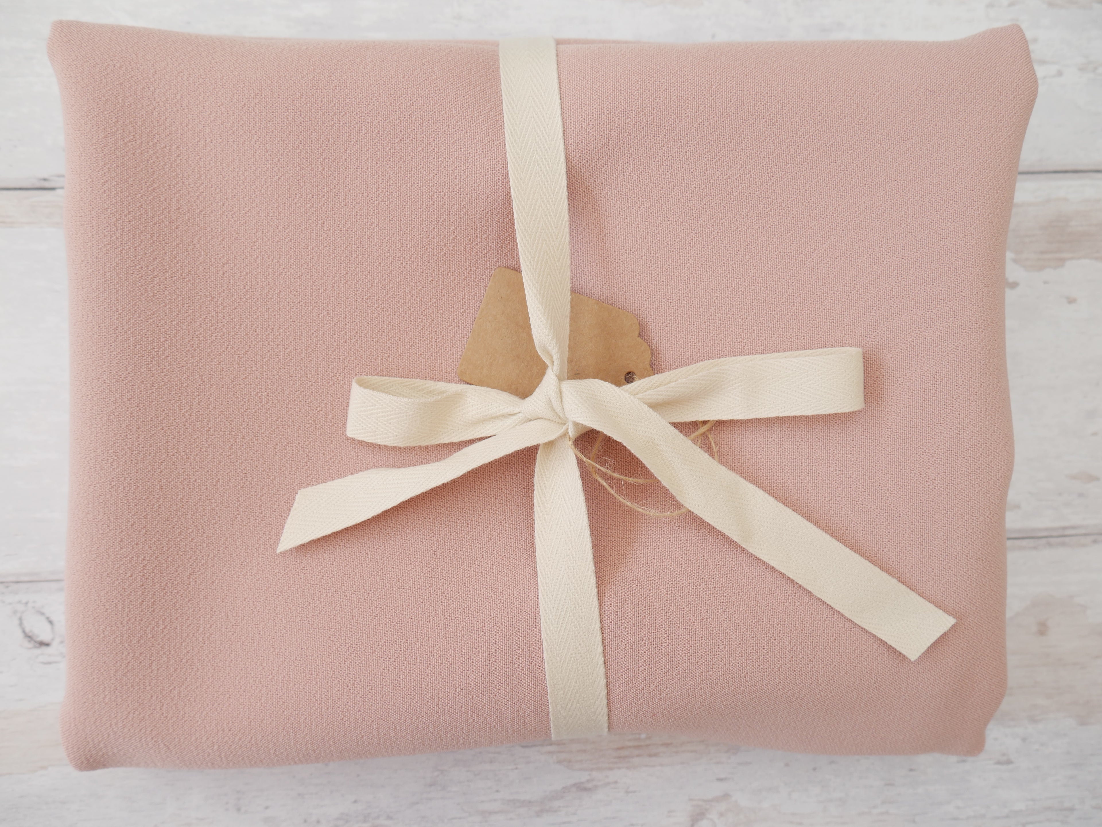 REMNANT - Lady McElroy Samba Crepe in Blush, 0.8m-Remnants-Flying Bobbins Haberdashery