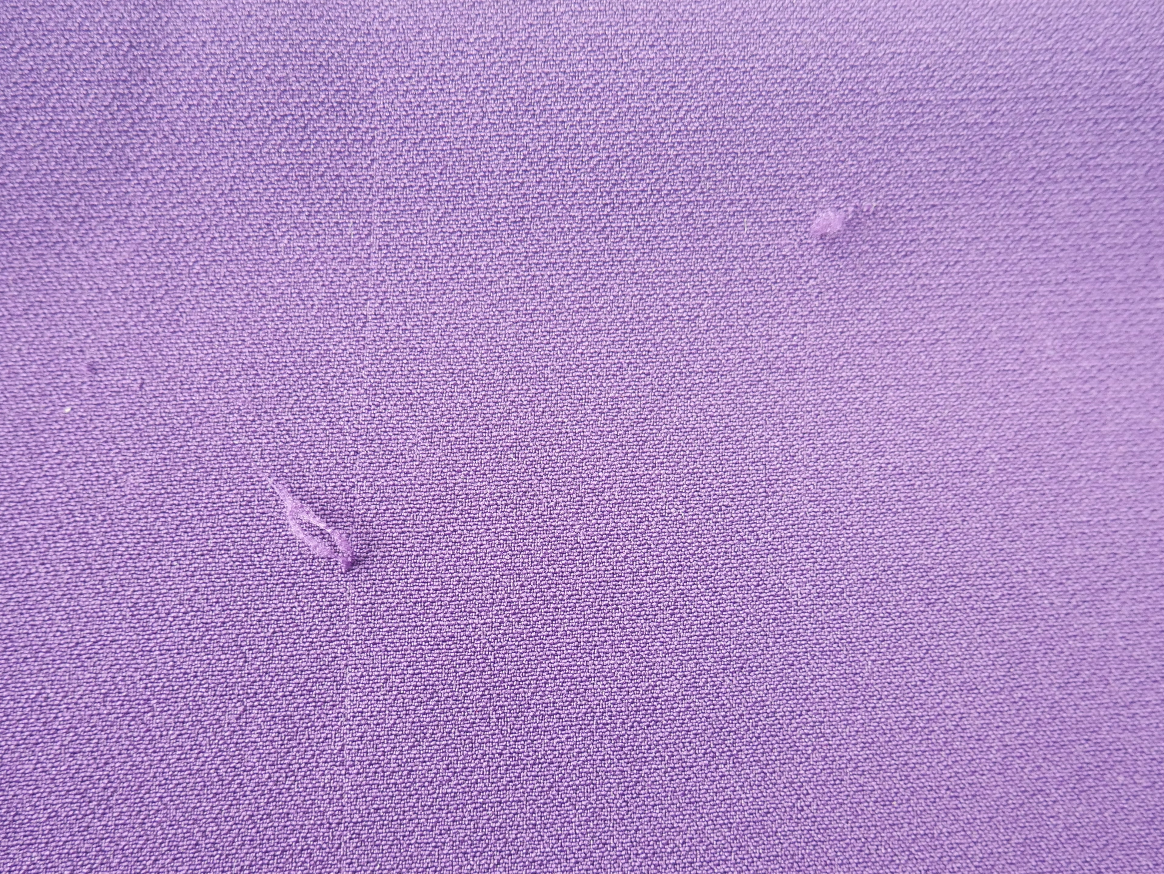 REMNANT - Lady McElroy Samba Crepe in Violet FAULT, 1.5m-Remnants-Flying Bobbins Haberdashery