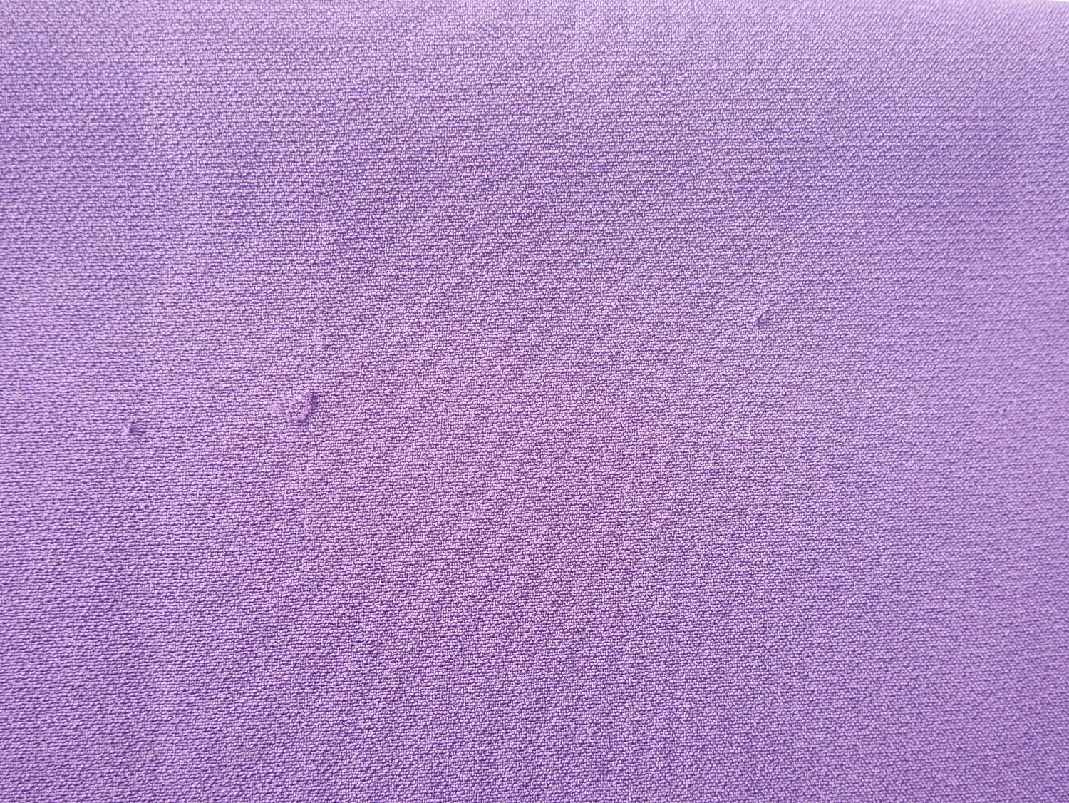 REMNANT - Lady McElroy Samba Crepe in Violet FAULT, 1.5m-Remnants-Flying Bobbins Haberdashery