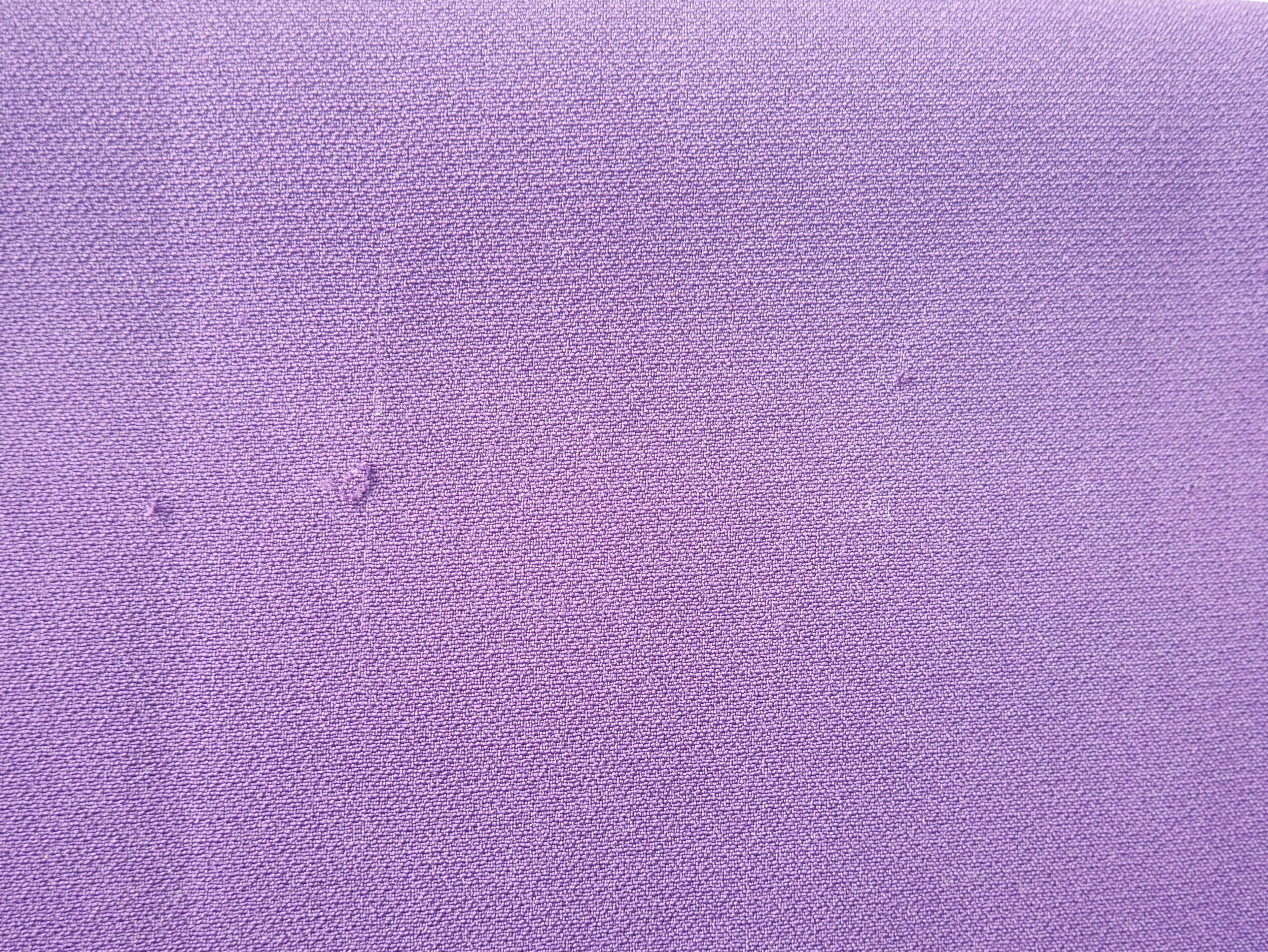REMNANT - Lady McElroy Samba Crepe in Violet FAULT, 1.5m-Remnants-Flying Bobbins Haberdashery