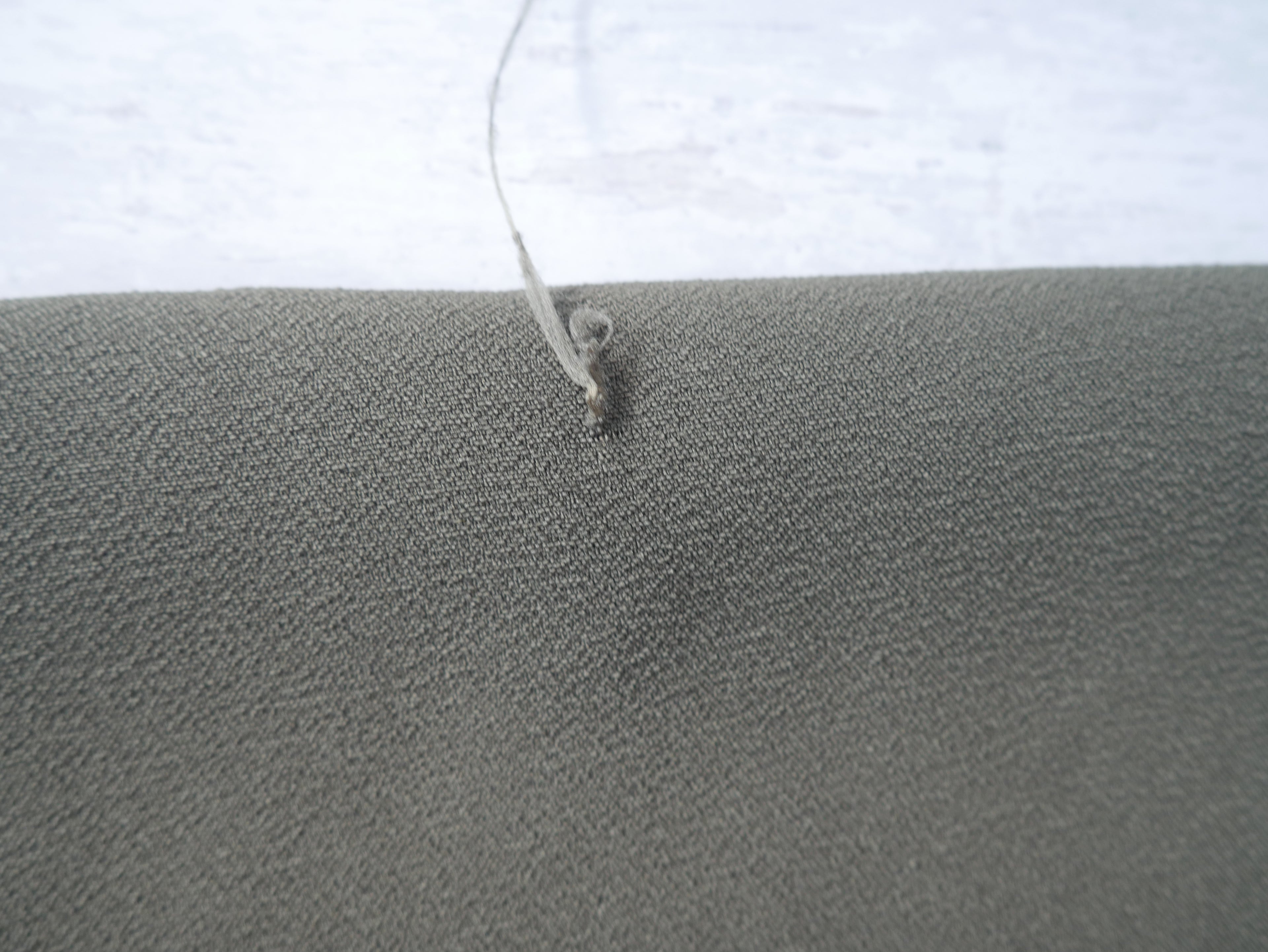 REMNANT - Lady McElroy Samba Crepe in Olive FAULT, 2.7m-Remnants-Flying Bobbins Haberdashery