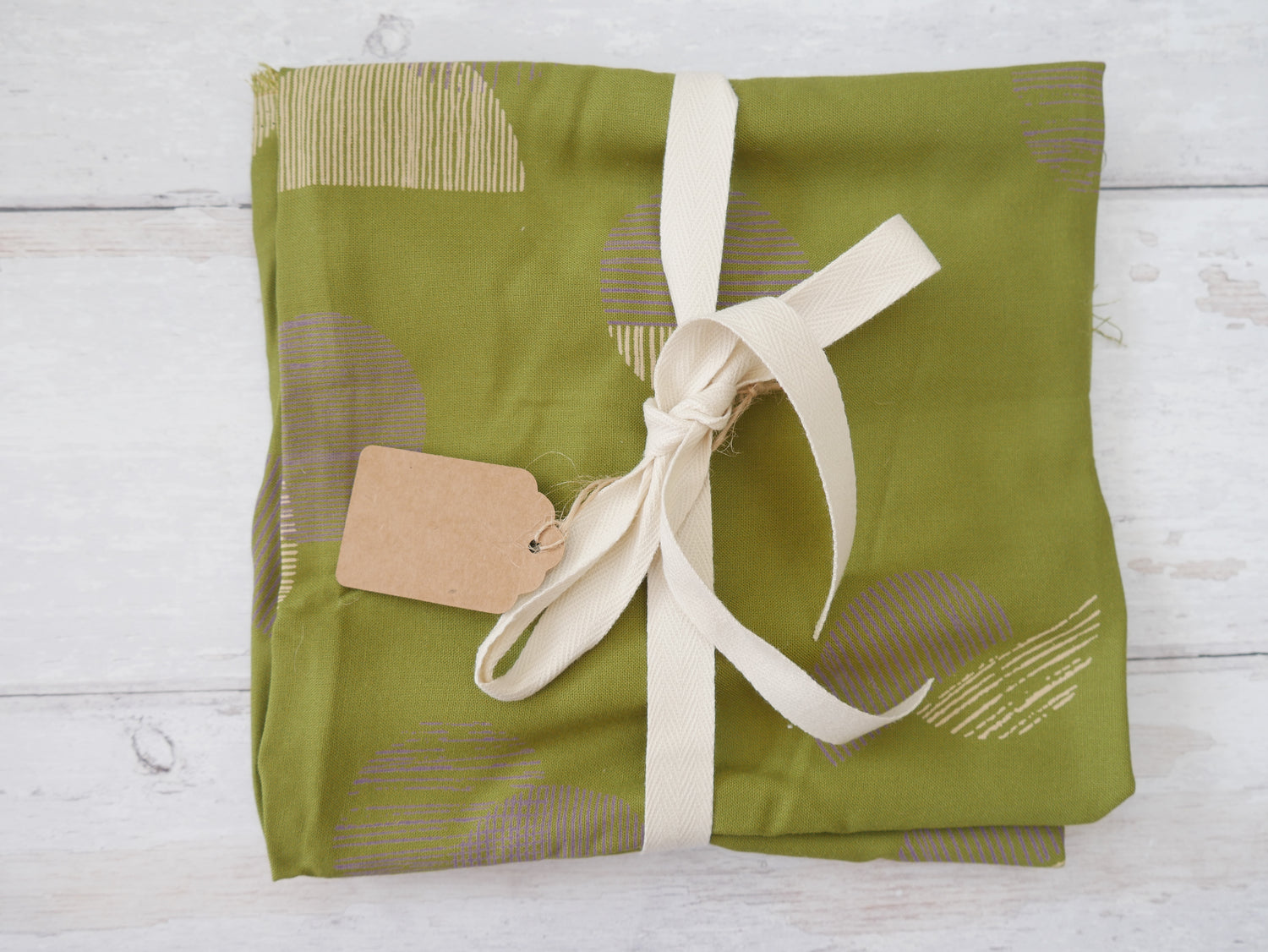 REMNANT - Atelier Brunette Matcha Viscose, 0.6m-Remnants-Flying Bobbins Haberdashery