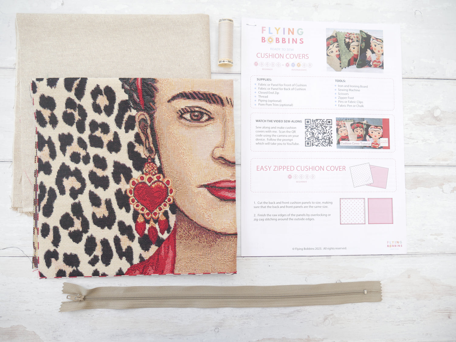 Mexicana Cushion Kit-Sewing Kit-Flying Bobbins Haberdashery