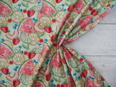 Sweet Summertime Tossed Fruit Printed Cotton, £14.50 pm-Cotton Fabric-Flying Bobbins Haberdashery