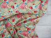 Sweet Summertime Tossed Fruit Printed Cotton, £14.50 pm-Cotton Fabric-Flying Bobbins Haberdashery