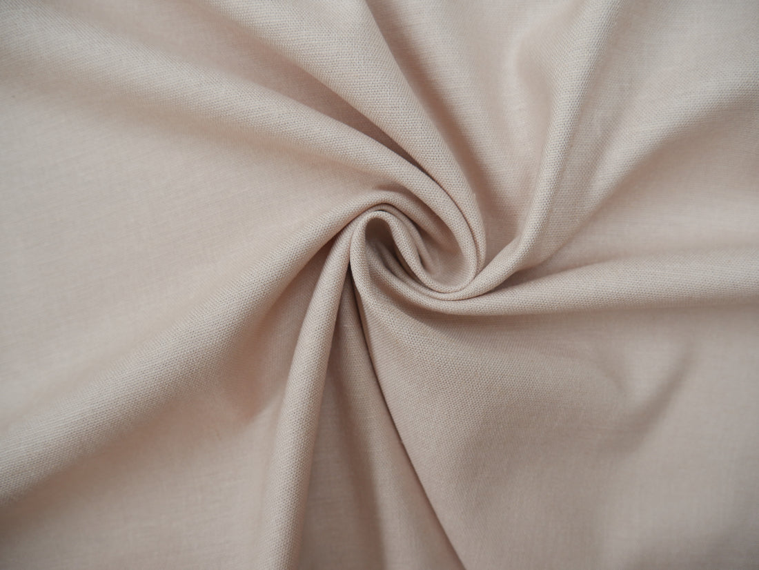 Province Linen Chambray in Shell £17.50 p/m-Fabric-Flying Bobbins Haberdashery