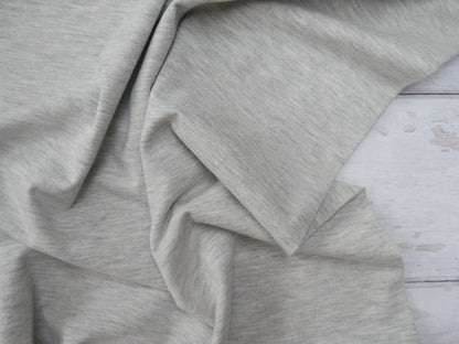 Easy T-Shirt Kit - Cotton Jersey In Light Grey Marl-Sewing Kit-Flying Bobbins Haberdashery
