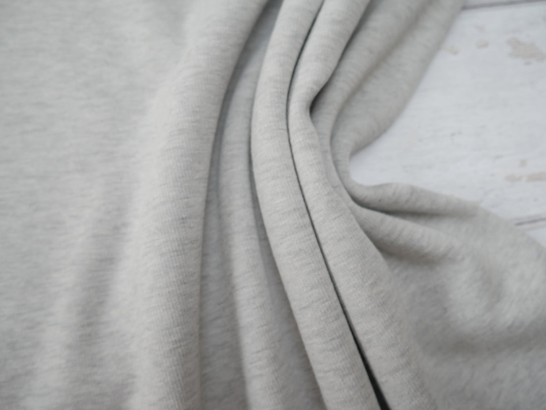 Alpen Fleece in Light Grey Marl, £16.00 p/m-Cotton-Flying Bobbins Haberdashery