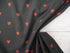 Loveheart Cotton Lawn by Lady McElroy in Black, £18.50 p/m-Fabric-Flying Bobbins Haberdashery
