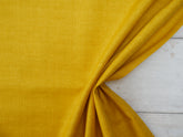 Makower Printed Cotton, Linen Texture in Sunflower, £12.80 p/m-Cotton-Flying Bobbins Haberdashery