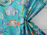 Sandsational Ocean Life Printed Cotton, £12.50 pm-Cotton Fabric-Flying Bobbins Haberdashery
