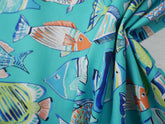 Sandsational Ocean Life Printed Cotton, £12.50 pm-Cotton Fabric-Flying Bobbins Haberdashery