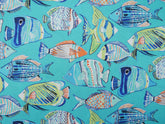 Sandsational Ocean Life Printed Cotton, £12.50 pm-Cotton Fabric-Flying Bobbins Haberdashery