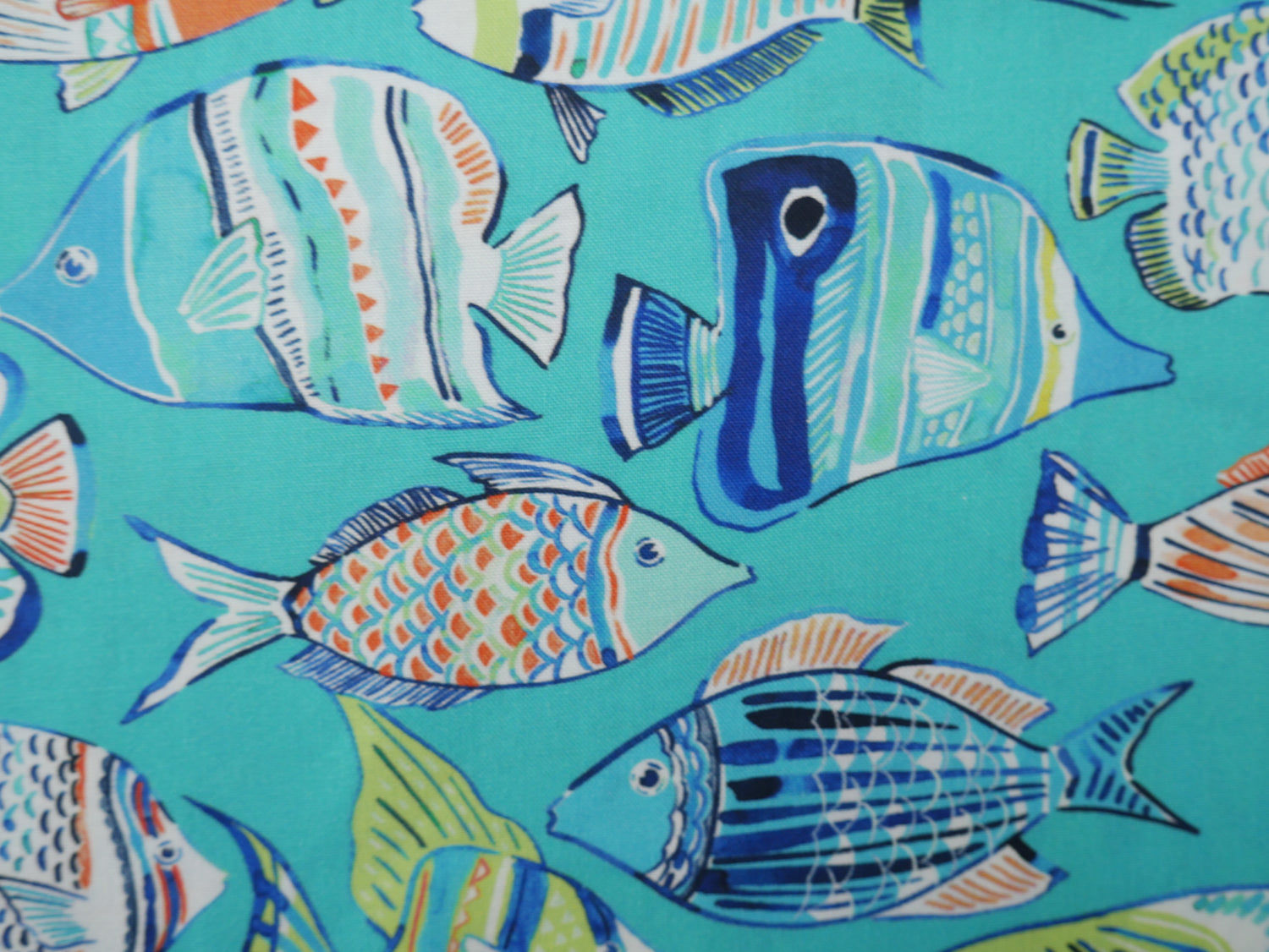 Sandsational Ocean Life Printed Cotton, £12.50 pm-Cotton Fabric-Flying Bobbins Haberdashery