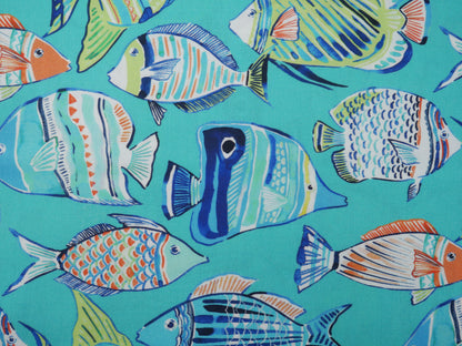 Sandsational Ocean Life Printed Cotton, £12.50 pm-Cotton Fabric-Flying Bobbins Haberdashery