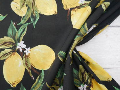 Bright Side of Life Lemon Cotton Lawn, £17.50 p/m-Cotton-Flying Bobbins Haberdashery