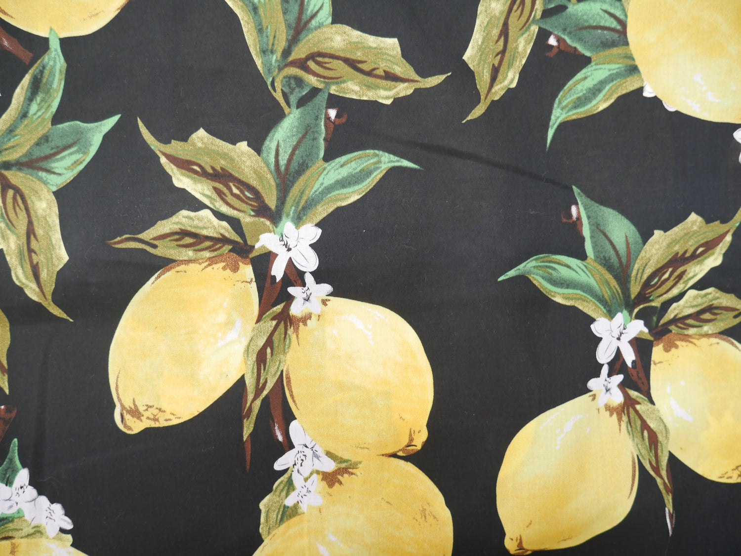 Bright Side of Life Lemon Cotton Lawn, £17.50 p/m-Cotton-Flying Bobbins Haberdashery