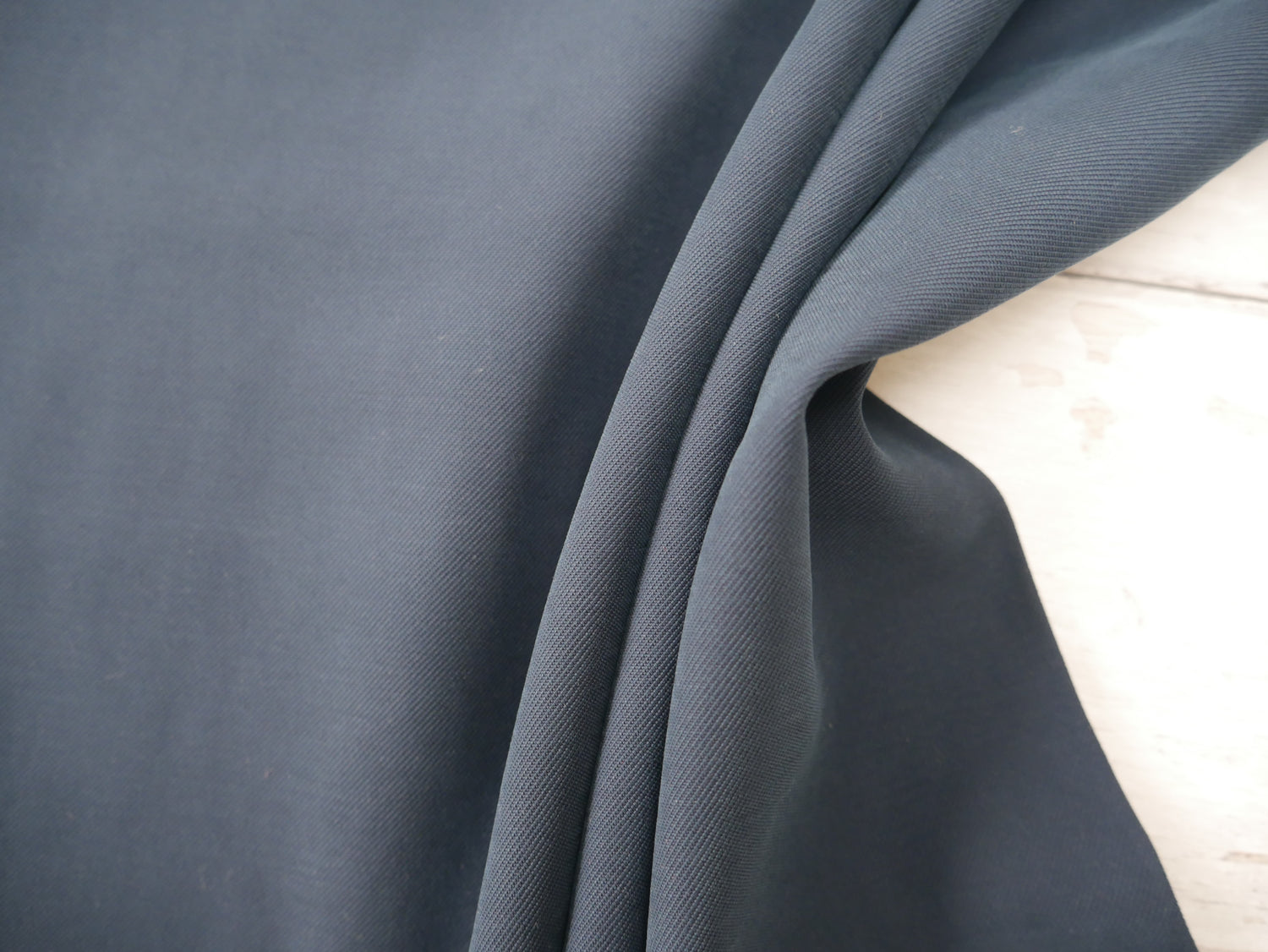 Lyocell Twill in Navy, £20.50 p/m-Corduroy-Flying Bobbins Haberdashery