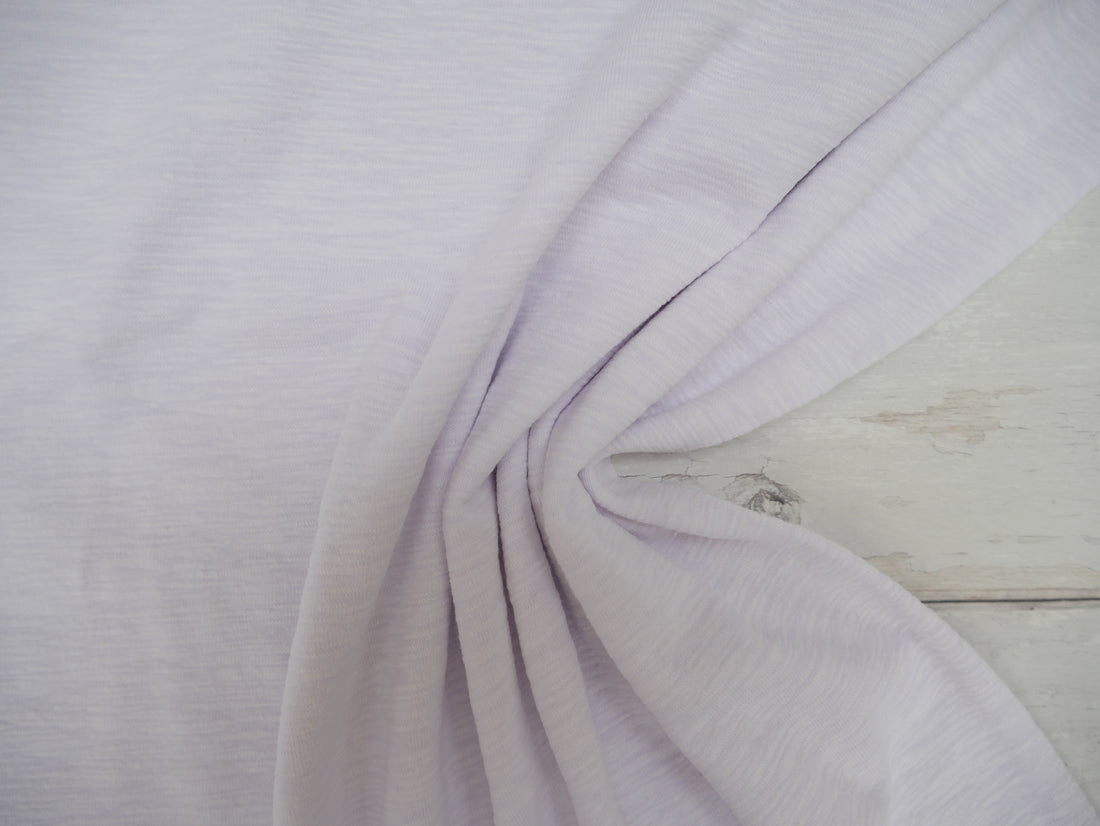 Henley Slub Linen Jersey in White, £17.50 p/m-Slub Jersey-Flying Bobbins Haberdashery
