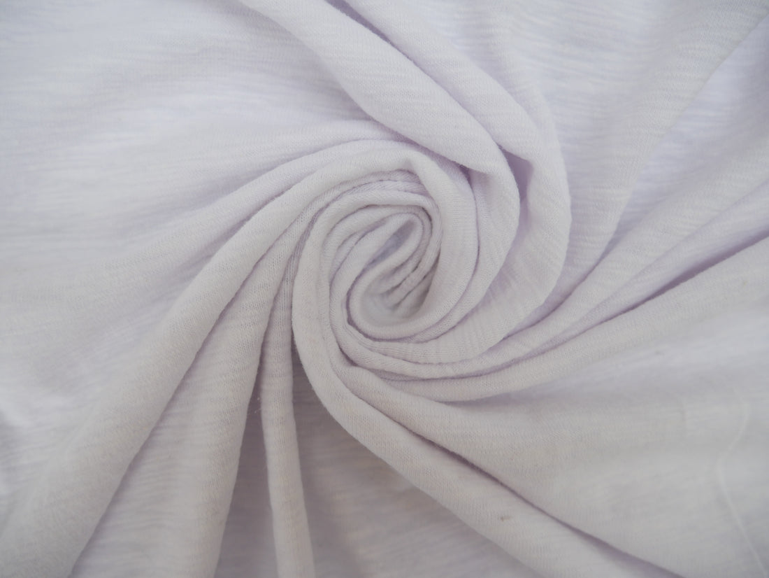 Henley Slub Linen Jersey in White, £17.50 p/m-Slub Jersey-Flying Bobbins Haberdashery