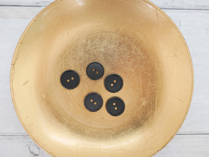 2-Hole 15mm Ring Edge Button in Forest-Button-Flying Bobbins Haberdashery