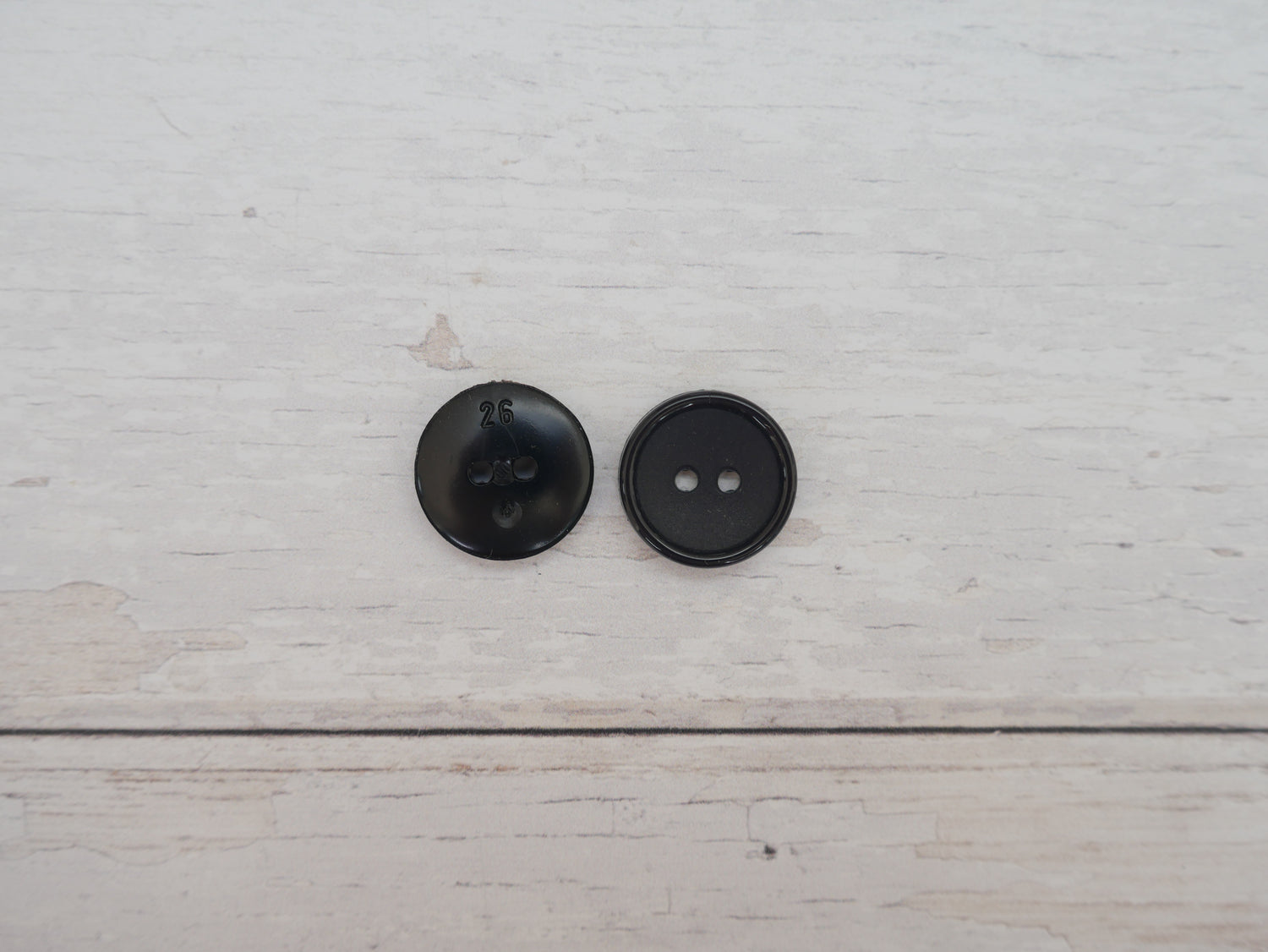 2-Hole 15mm Ring Edge Button in Forest-Button-Flying Bobbins Haberdashery