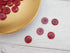 4-Hole, 15mm - Eco-Conscious, Corozo Button, Red-Button-Flying Bobbins Haberdashery