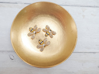 Jewelled Bumble Bee Button-Button-Flying Bobbins Haberdashery