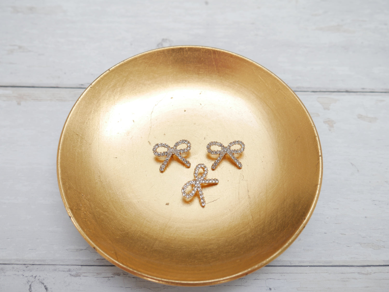 Jewelled Bow Button-Button-Flying Bobbins Haberdashery