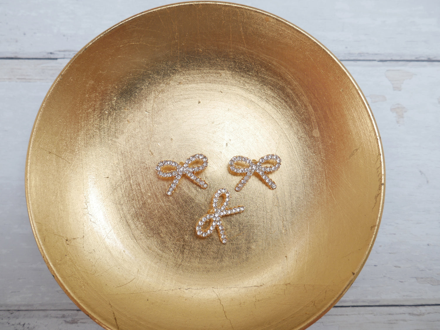 Jewelled Bow Button-Button-Flying Bobbins Haberdashery