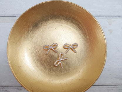Jewelled Bow Button-Button-Flying Bobbins Haberdashery