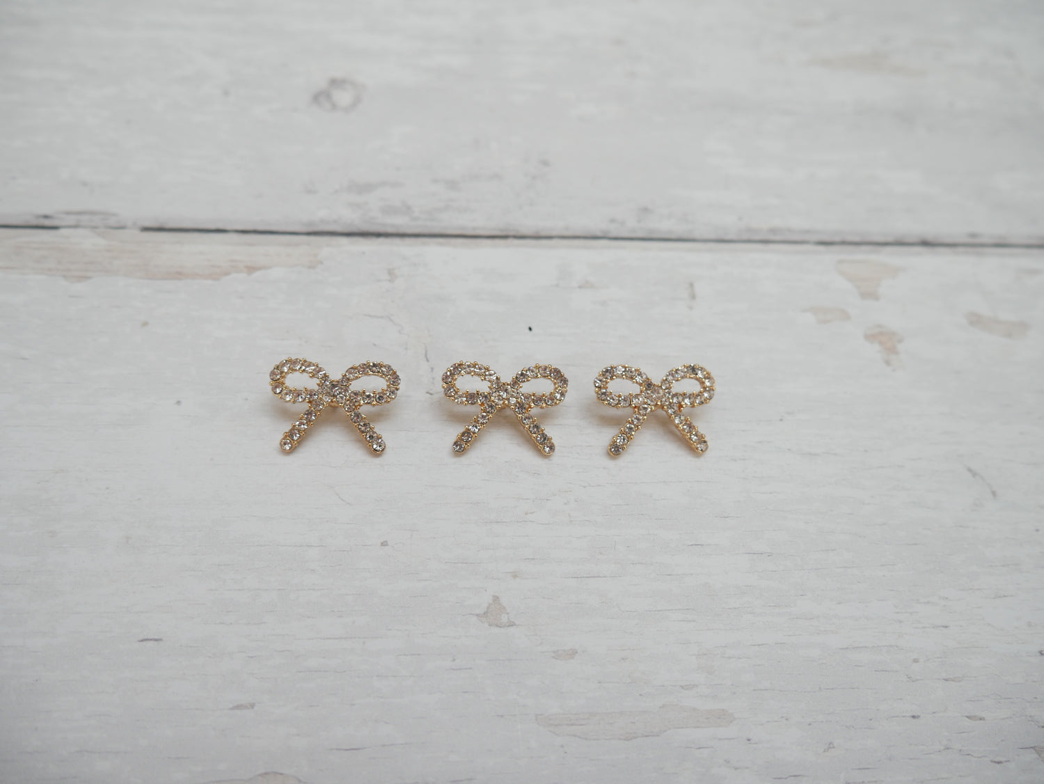 Jewelled Bow Button-Button-Flying Bobbins Haberdashery