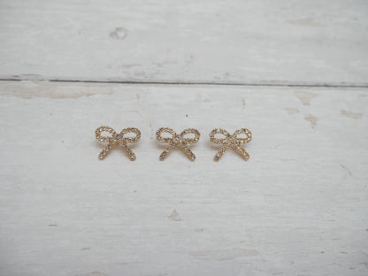 Jewelled Bow Button-Button-Flying Bobbins Haberdashery