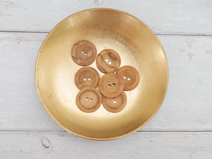 Wooden Buttons, 28mm, 2-Hole-Button-Flying Bobbins Haberdashery