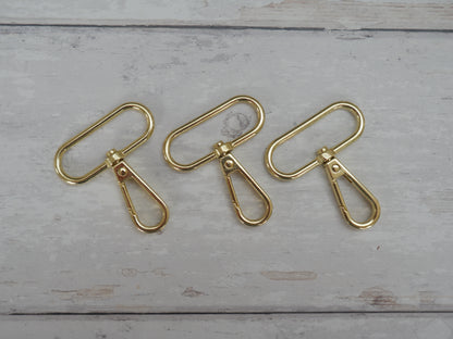 38mm Swivel Hook in Gold-Trim-Flying Bobbins Haberdashery