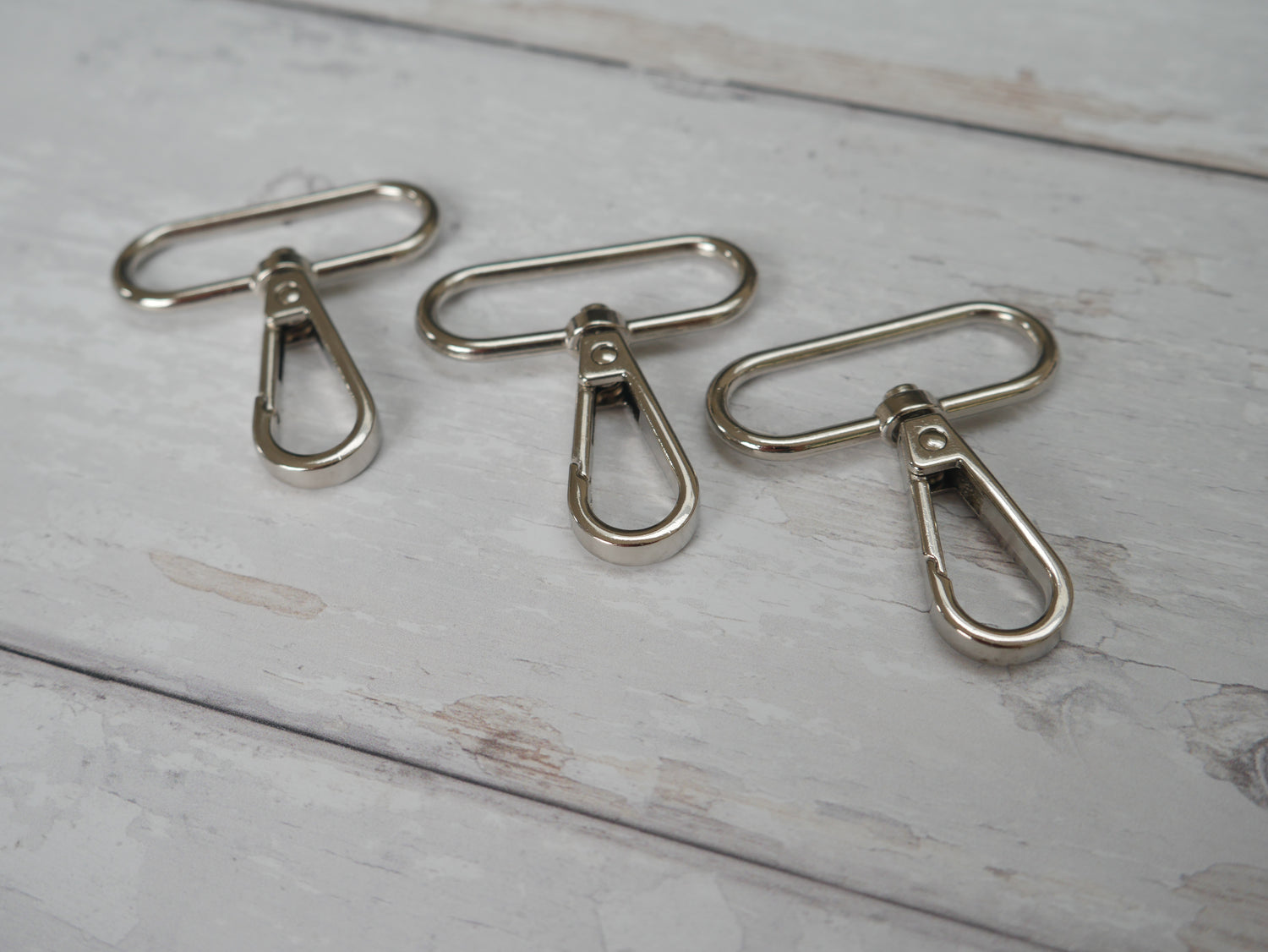 38mm Swivel Hook in Silver-Trim-Flying Bobbins Haberdashery