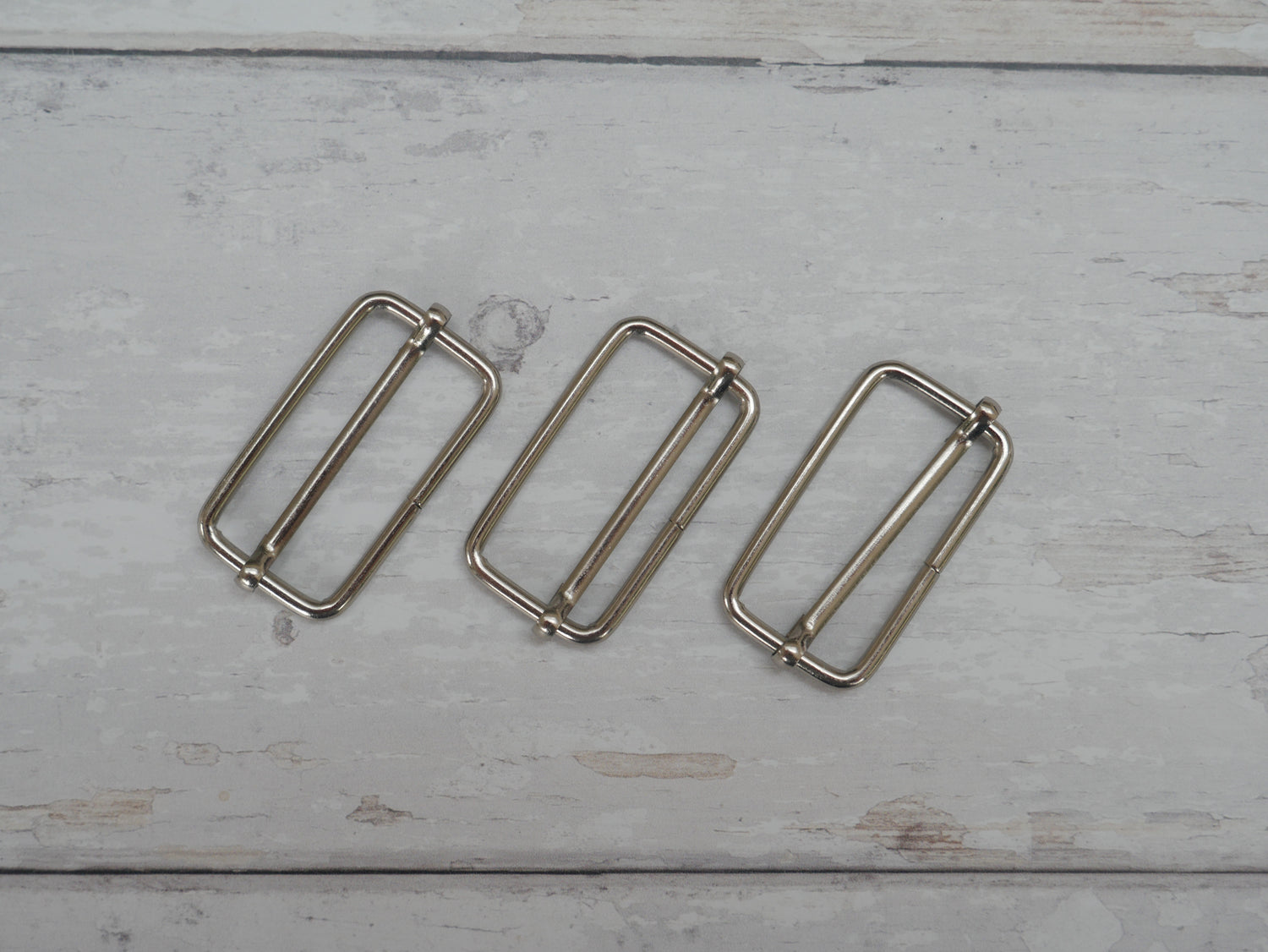 38mm Adjuster in Silver-Trim-Flying Bobbins Haberdashery