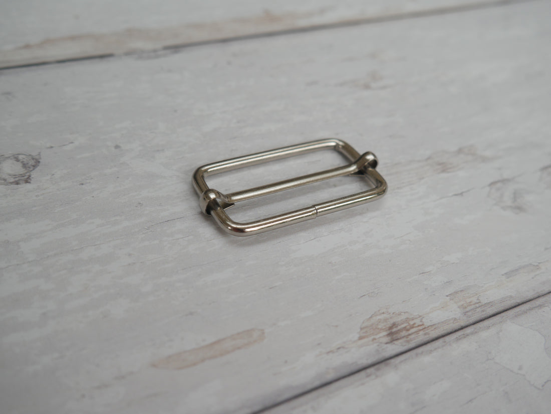 38mm Adjuster in Silver-Trim-Flying Bobbins Haberdashery