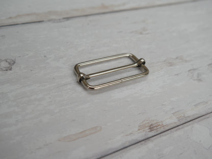 38mm Adjuster in Silver-Trim-Flying Bobbins Haberdashery