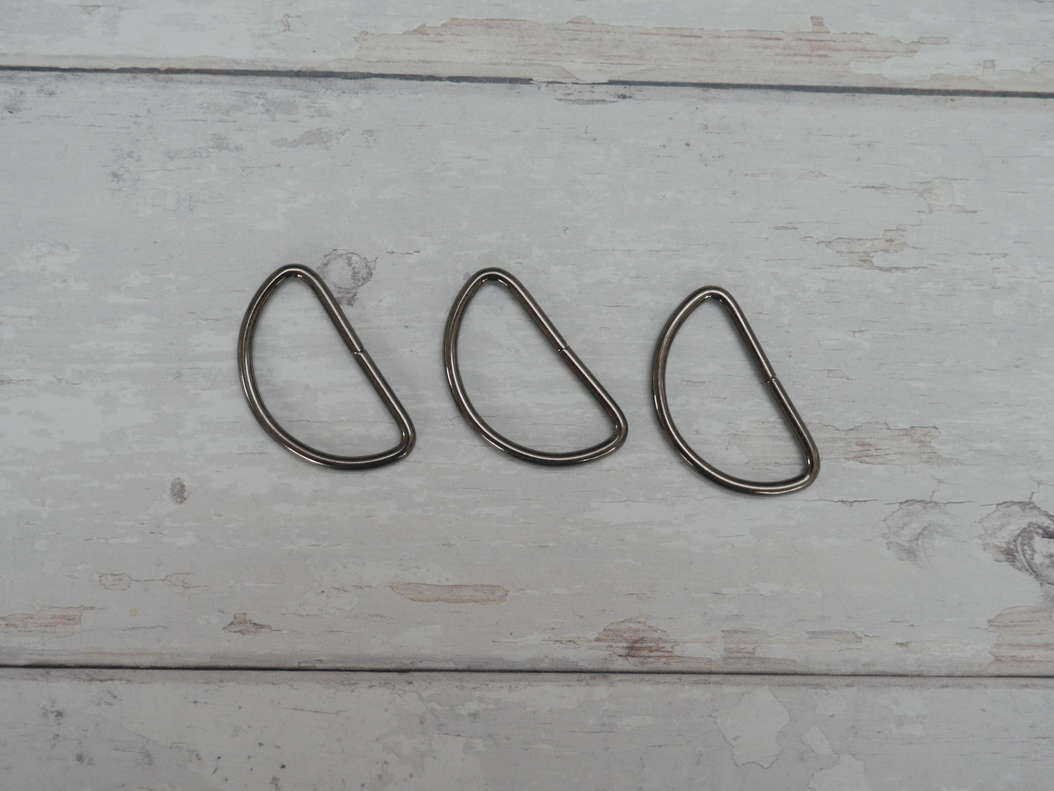 38mm D-Ring in Gun-Metal-Trim-Flying Bobbins Haberdashery