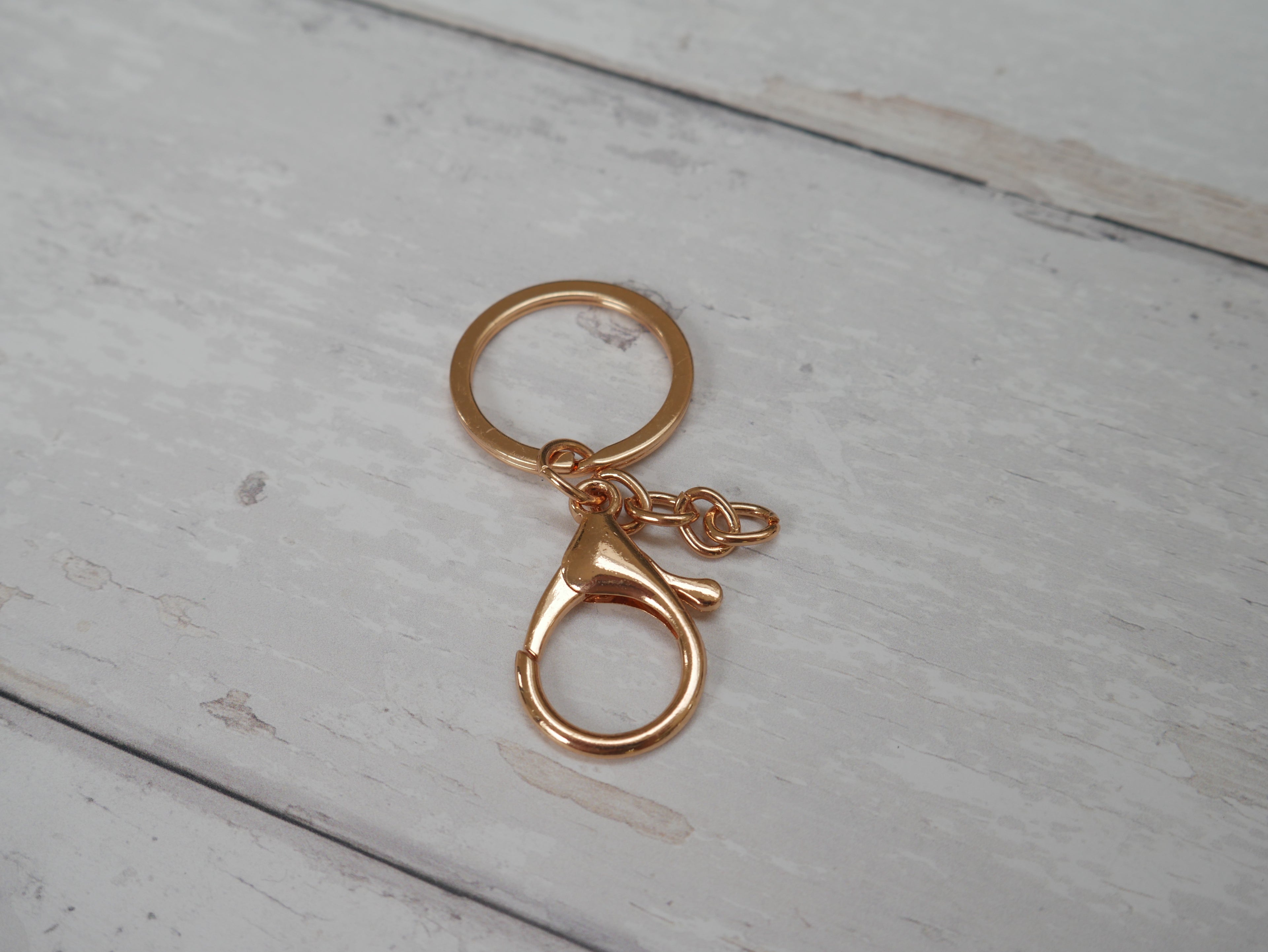Split Ring With Clip in Gold-Trim-Flying Bobbins Haberdashery