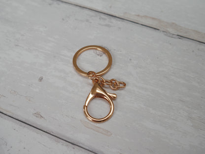 Split Ring With Clip in Gold-Trim-Flying Bobbins Haberdashery