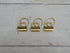 Key Ring Fob in Antique Gold, 25mm-Trim-Flying Bobbins Haberdashery