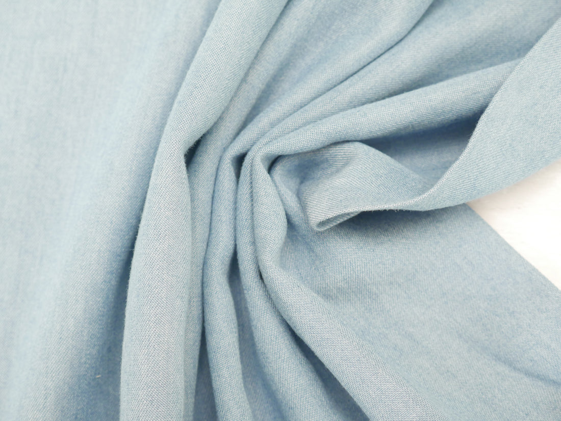 Zip Dress Kit - Light Blue Lyocell Chambray-Sewing Kit-Flying Bobbins Haberdashery