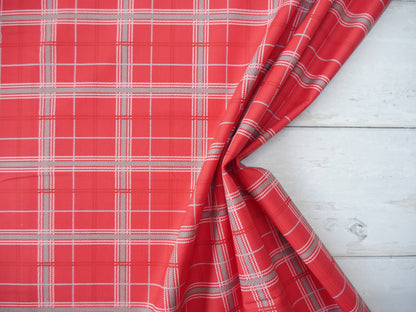 Frosty Paws Printed Cotton, Tartan, £8.40 p/m-Cotton Fabric-Flying Bobbins Haberdashery