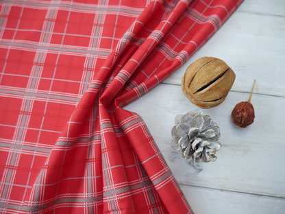 Frosty Paws Printed Cotton, Tartan, £8.40 p/m-Cotton Fabric-Flying Bobbins Haberdashery