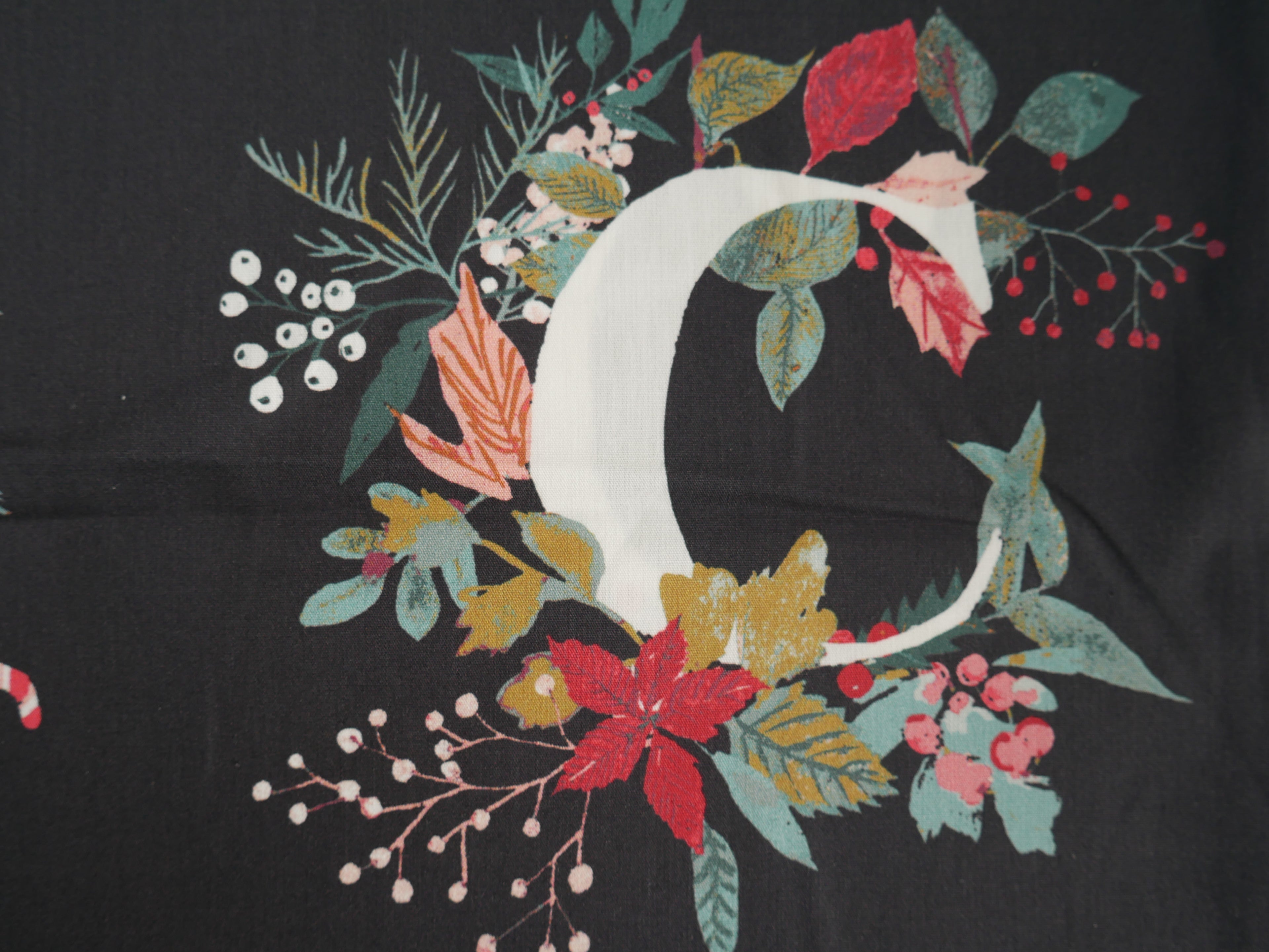 Jingle All the Letters Panel from Adventale by Katarina Roccella for AGF-Cotton Fabric-Flying Bobbins Haberdashery